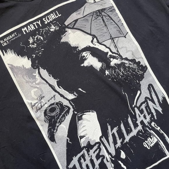 the villain marty scurll blackcraft cult 3xl t-shirt WWE AEW ROH - Picture 2 of 6